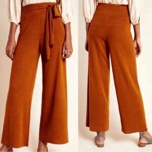 ANTHROPOLOGIE • Wide-Leg Pants - Warm Orange • XS